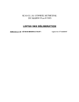Liste des délibérations 29-04-2025