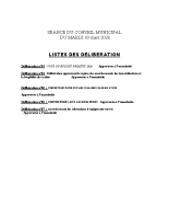 Liste des délibérations 03-03-2026