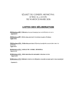 Liste des délibérations 20_03_2026